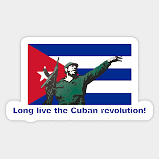 Cuban Revolution Sticker